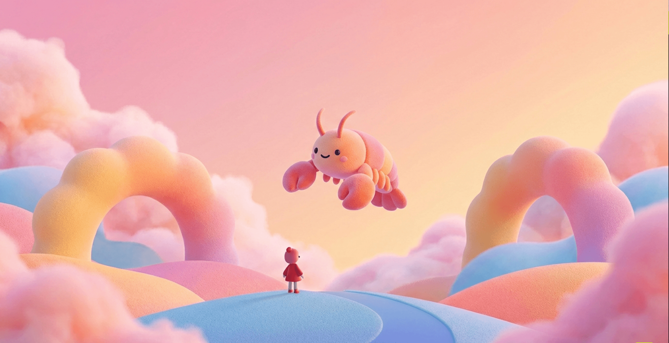 Clawviyo mascot hero illustration